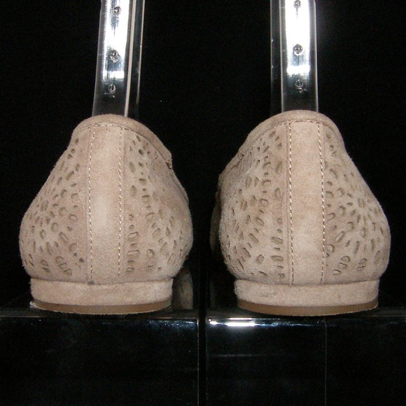 Vince Camuto Lanta tan leather laser cut flat 7.5M - Picture 5 of 8